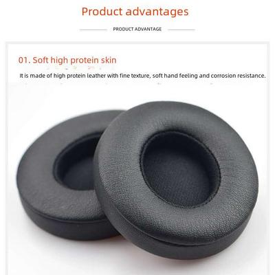Almohadillas y Cubiertas de Esponja Compatibles para Auriculares Bluetooth Solo2 y Solo3
