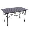 Adjustable Outdoor Folding Table - Portable Roll-Up for Camping, Street Stalls, BBQs, and Rentals