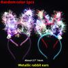 Rabbit Mouse Ears Luminous Headwear Cat Ear Crown Hair Accessory Gift