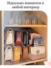 Small Bag Storage Rack Wardrobe Divider Rack For Shoulder Bags