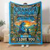 Grandpa'S Love Blanket Cozy Blanket Comfortable Texture Throw For Sofa Couch Office Bed Picnics For All Occasions Playful Design Ideal Gift For