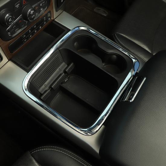 Zentrales Aufbewahrungsbox Dekorationsrahmen Abdeckung Zierleiste Für Dodge RAM 1500 2015-2017 Chrom