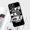 Swim Bike Run Triathlon Case For iPhone 17 Pro Max 14 11 15 16 Pro Max 13 12 mini 16 Plus 16e 17 Air Phone Cover