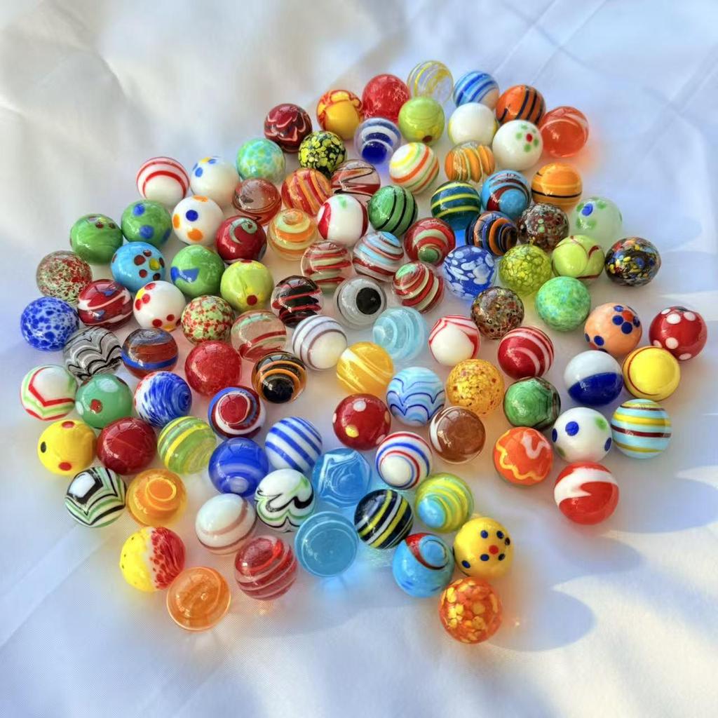 16mm Handmade Luminous Glass Beads - Night Glow Balls