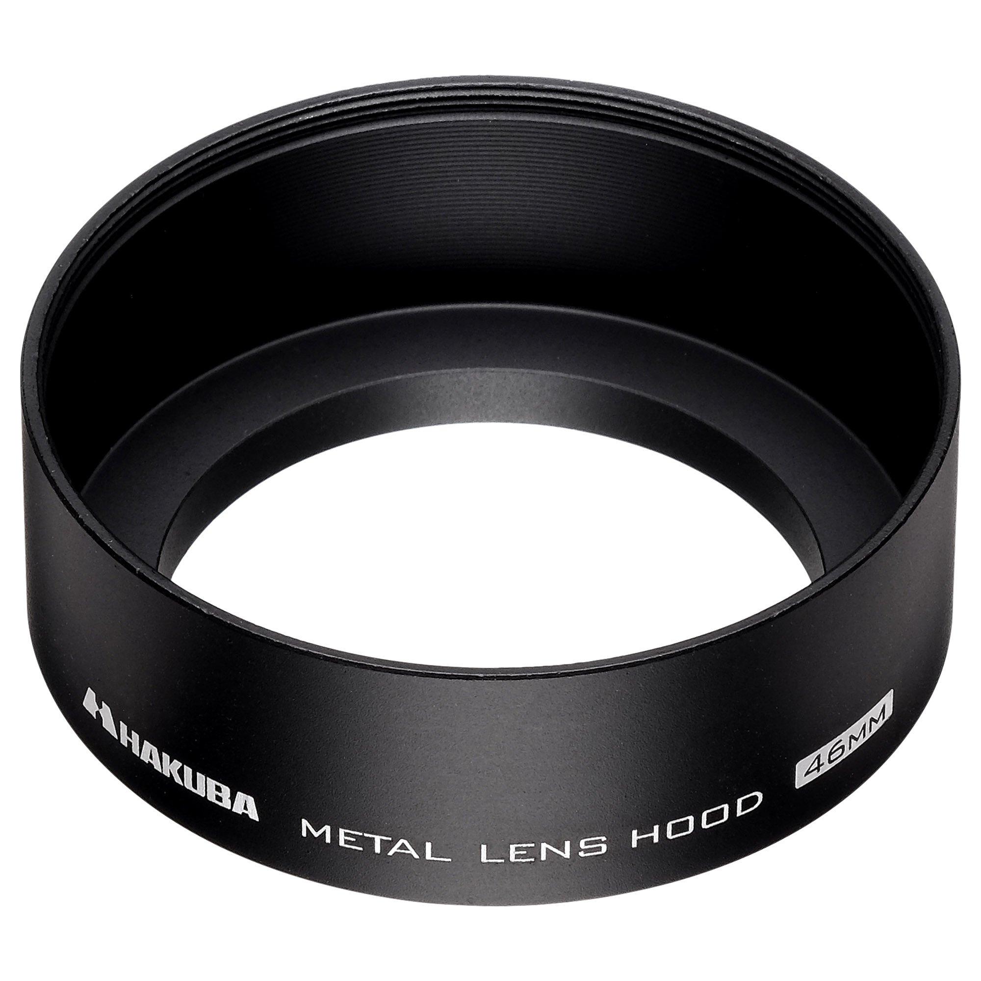 

HAKUBA Metal Lens Made from 6000 Series Aluminum for 46mm Filter Black Hood, KMH-46, High-Strength Alloy, Diameter, чорний