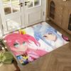 Classic Anime S-Sakura Miko Girl Floor Mat Soft Thickened Absorbent Non-Slip Bedroom Living Room Door Mat Home Flannel Rugs