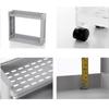 3/4 Layer Kitchen Storage Rack Fridge Side Shelf  Removable with Wheels Bathroom Organizer Holder
