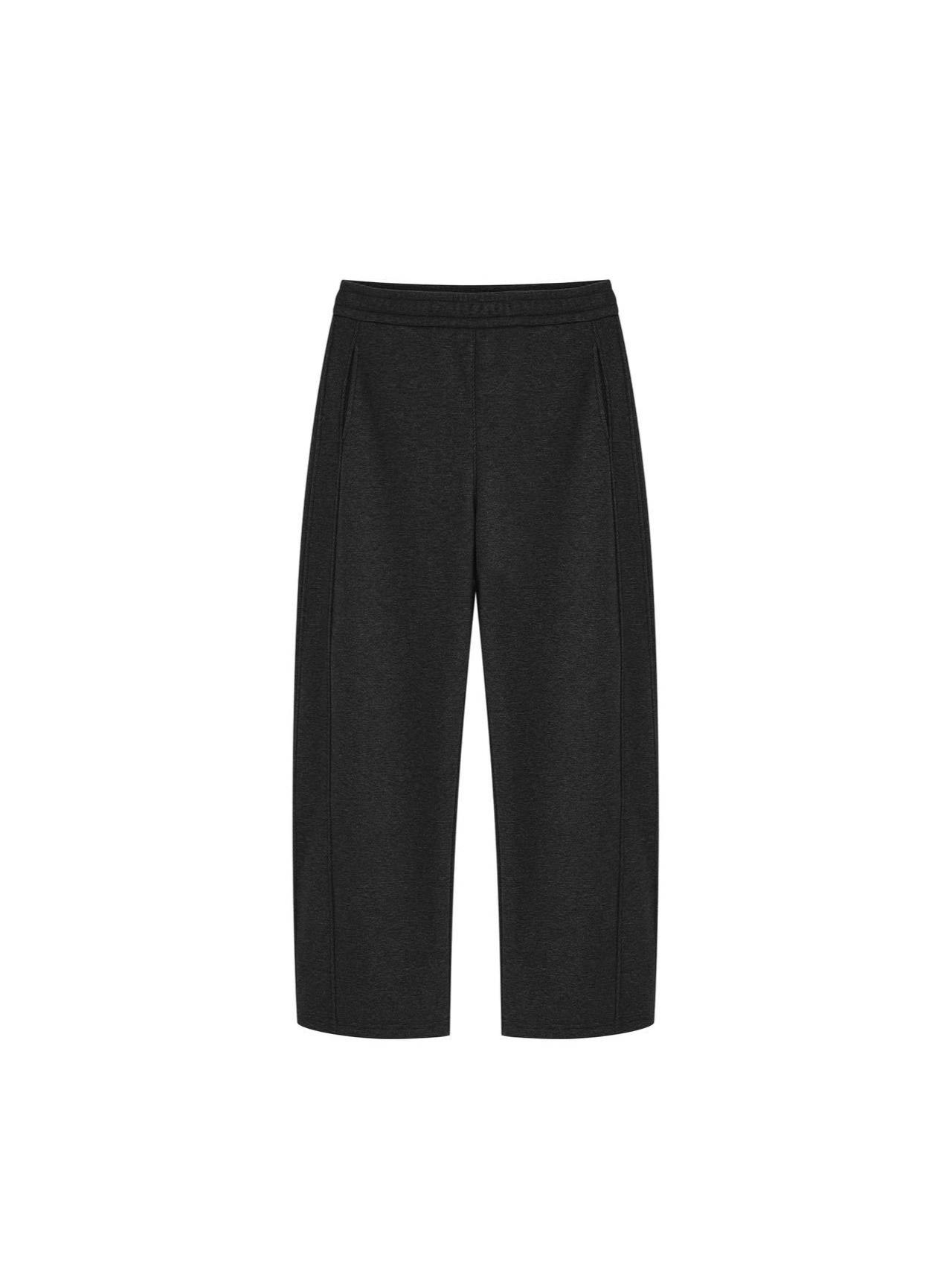 

Korean Style Wool Acetate High-Waist Slim-Fit Loose Brushed Pants for Women Extra Large