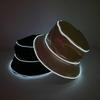 EL Wire LED Bucket Hat Flashing Modes Glowing Light Cap Fashion Flashing Glow Hat  Birthday Party