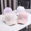 Spring and Summer New Handmade Applique Cap Outdoor Travel Versatile Foreign Style Baseball Cap Show Face Small Visor Female