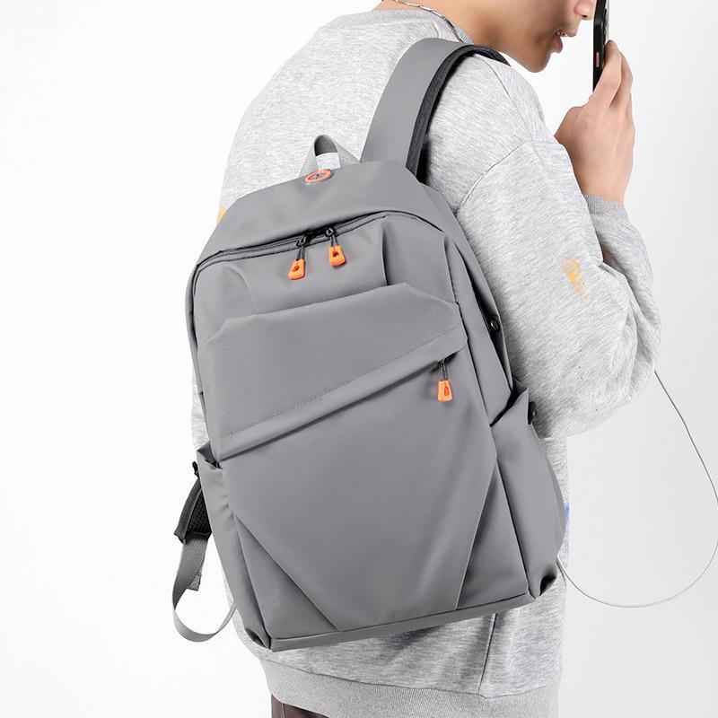 Stylish & Versatile Men's Backpack with Logo - Perfect for College Students