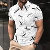 Fashionable and Casual Men's American Printed Short Sleeved T-shirt