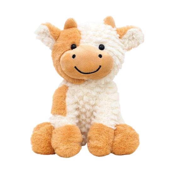 Cartoon Cow Doll Sitting Standing Chinese Zodiac Cow Plush Doll Cow Stuffed Animal Toy Birthday Gift