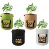 Felt Plant Potato Planting Bag Planting Bucket DIY Potato Tomato Planting Container Bag