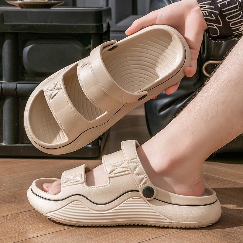Sommersandalen für Herren, rutschfeste Strandpantoffeln, coole Hausschuhe für Herren
