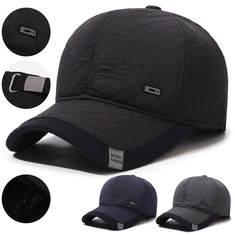 

Casual Earflap Hat With Windproof Earflaps Beanies Hat Sports Dad Visors Outdoor сірий