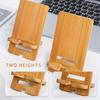 Stylish Adjustable Bamboo Phone and Tablet Stand | Multi-Angle Desktop Holder, Perfect for Home Office, School - Ideal Gift