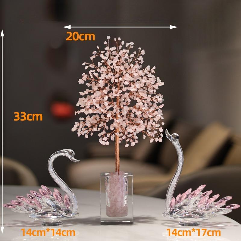 Amethyst Crystal Tree Crystals Healing Stones Reiki Natural Crystal Base Copper Wire Tree Life Spiritual Meditation Energy Room Office Desk Decor Gift