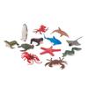 Terra Sea Animal World - Set of 60 Sea Creature Figures (12 Species) - Animal Toys for Ages 3 and Up - Authentic