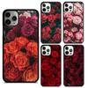 Flower Red Rose Phone Case Cover For iPhone 17 Air 16 15 14 Plus 12 13 Pro Max Coque Shell Fundas
