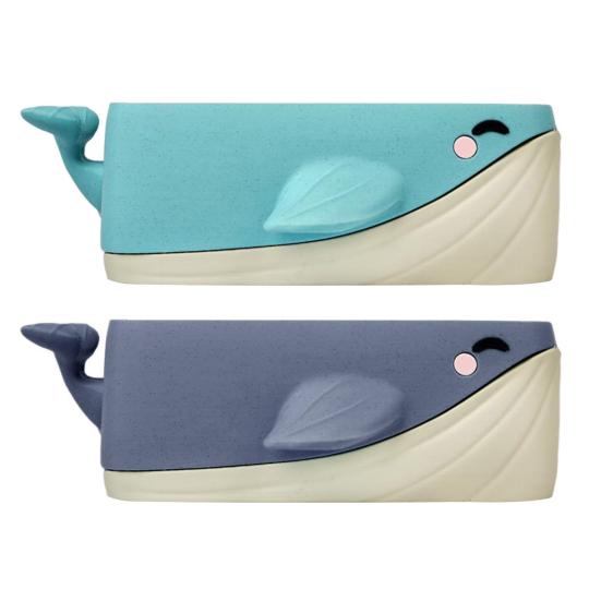 Tissue Box Cover Large Capacity Easy To Install Creative Whale Shaped 3D Printed Tissue Case Paper Holder