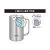 Thermos Vacuum Insulated Mug 600ml Stainless Steel 1 Dishwasher Safe Thermos Flask Structure Keeps Hot and Cold Beer Mug S1 JDK-601