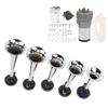 Car 5 Trumpet Set Tune 12V with Compressor Chrome Color Replacement for Trains Ships Vans
