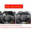 Car Steering Wheel Decorative Frame Trim Fit For Jaguar XF XFL F-Pace F-TYPE 2016- Auto Interior