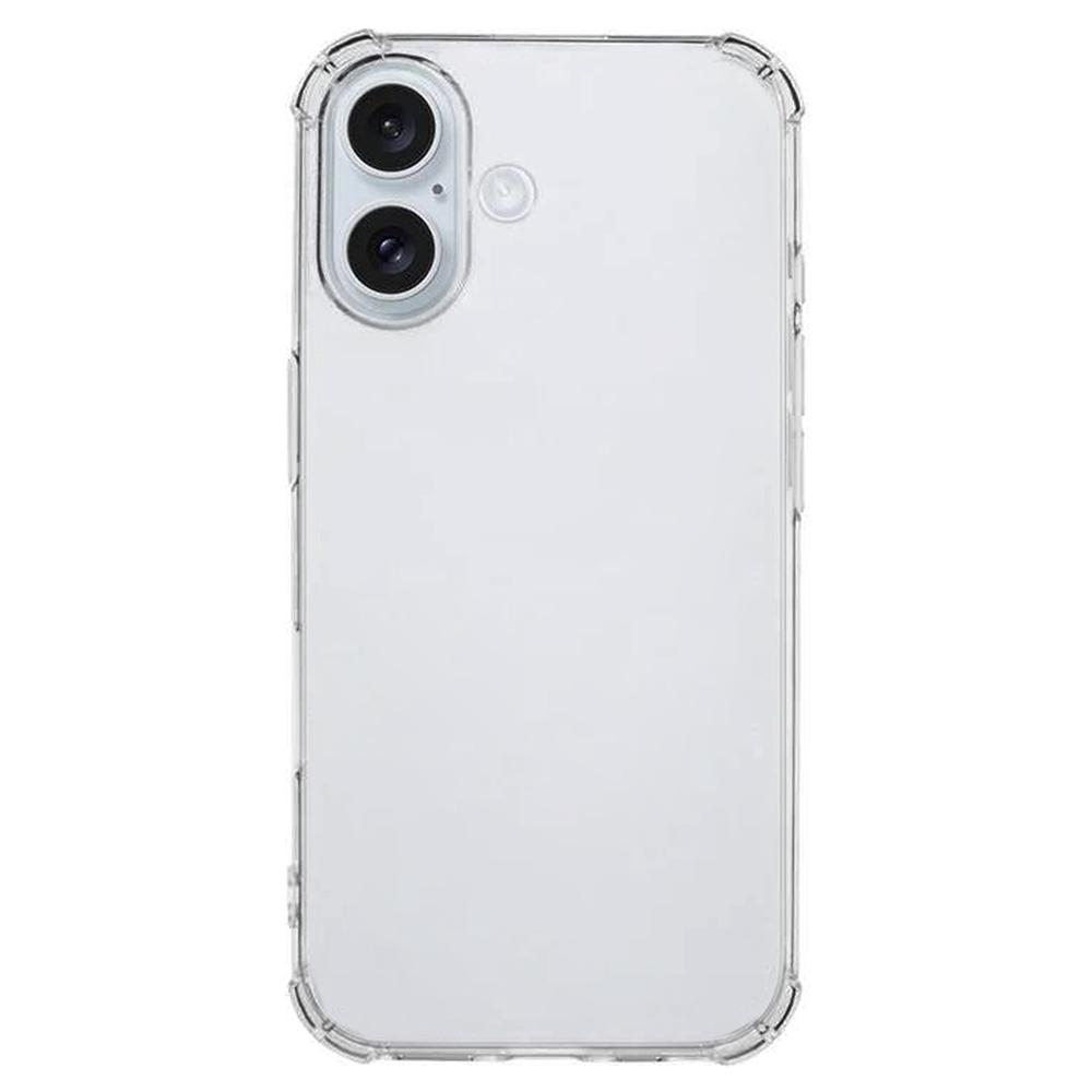 KALEBOL For iPhone 16 Plus Case 1.5mm TPU Airbag Corners Clear Phone Cover