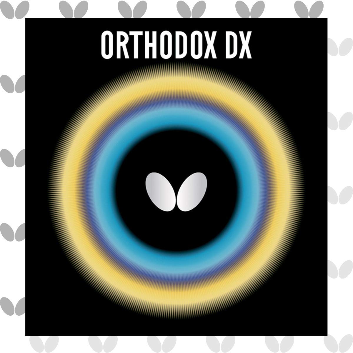 Butterfly Table Tennis Orthodox 00030 Rubber, DX, Red,