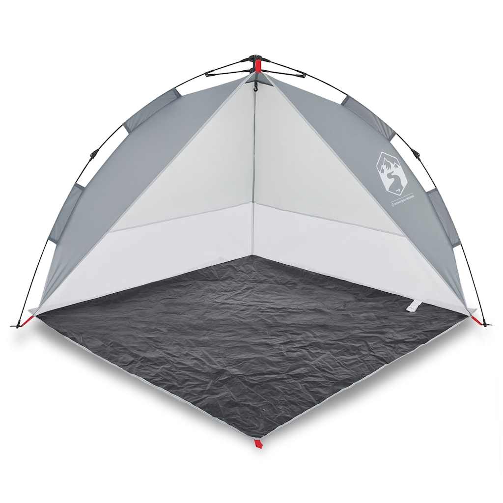 Beach Tent Gray Quick Release Waterproof