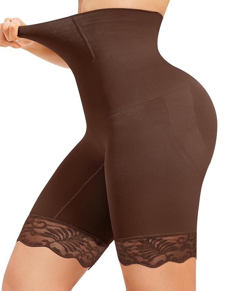 High Waist Butt Lifting Shapewear Pants Tummy Control Waist Slimming Fitness Yoga Leg Lace Butt Lifting Shapewear Pants