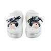 Crocs Crush Clog EVA Walkman Fashionable and Versatile Comfortable Casual Classic Hole Shoes Unisex White