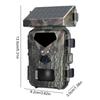 20MP/1080P Solar Trail Camera Waterproof Video Photo Recording Cam Wildlife Monitoring Camera for Outdoor Security