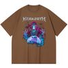 230 g/m² 100% Baumwolle Heavy Metal T-Shirt Rockband Beliebte Musik Druck Unisex Schweres Baumwoll-T-Shirt