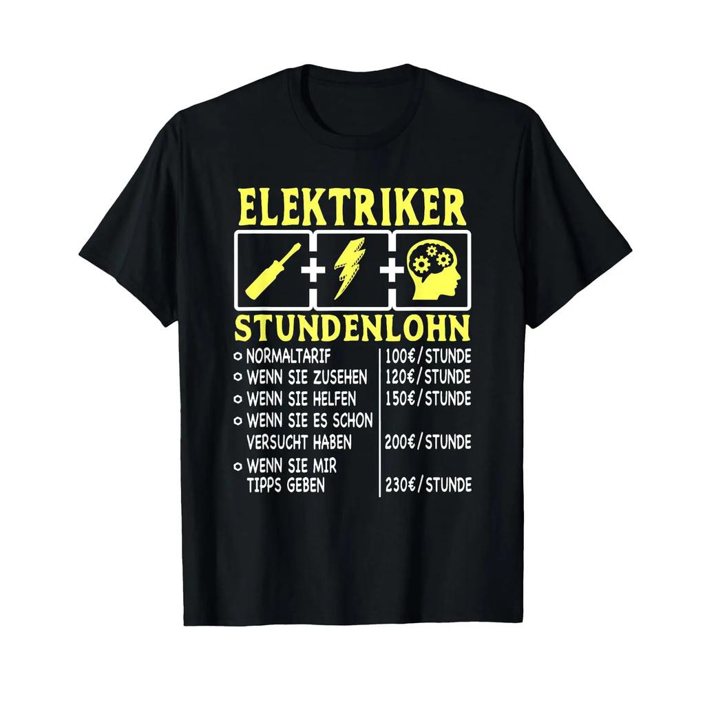Craftsunisex Electronics Resistance Electricians Hourly Wage T Shirt Vintage Stretched Graphic Casual Comfortable