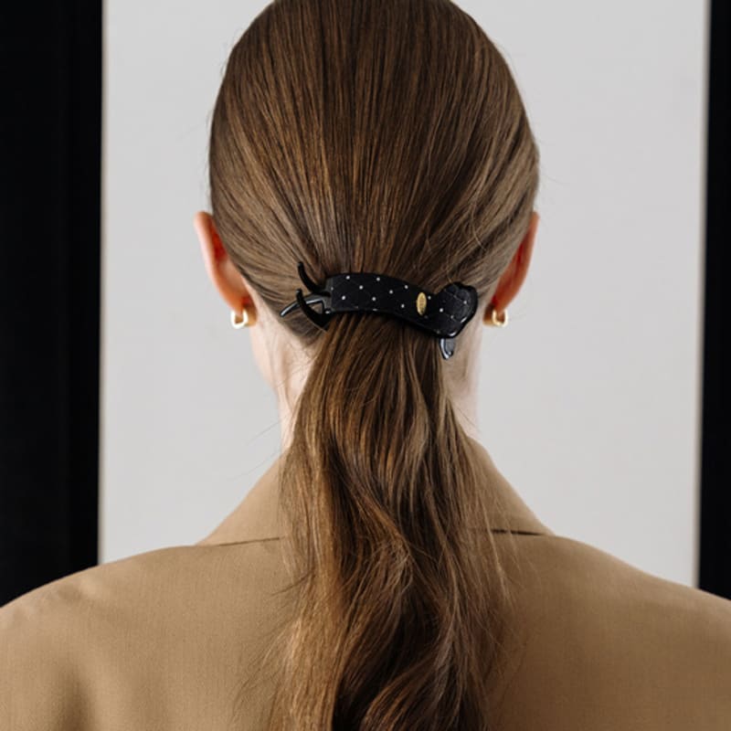 

HAS HFS028 Glitter slim line hair clip none