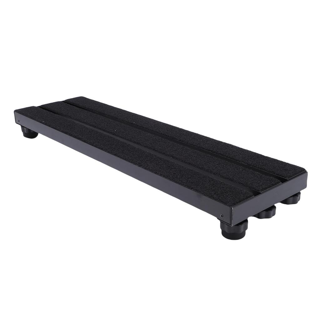 Guitar Pedal Board Aluminum Alloy Frame Non Slip Silicone Feet Mat Portable Effect Guitar Pedalboard