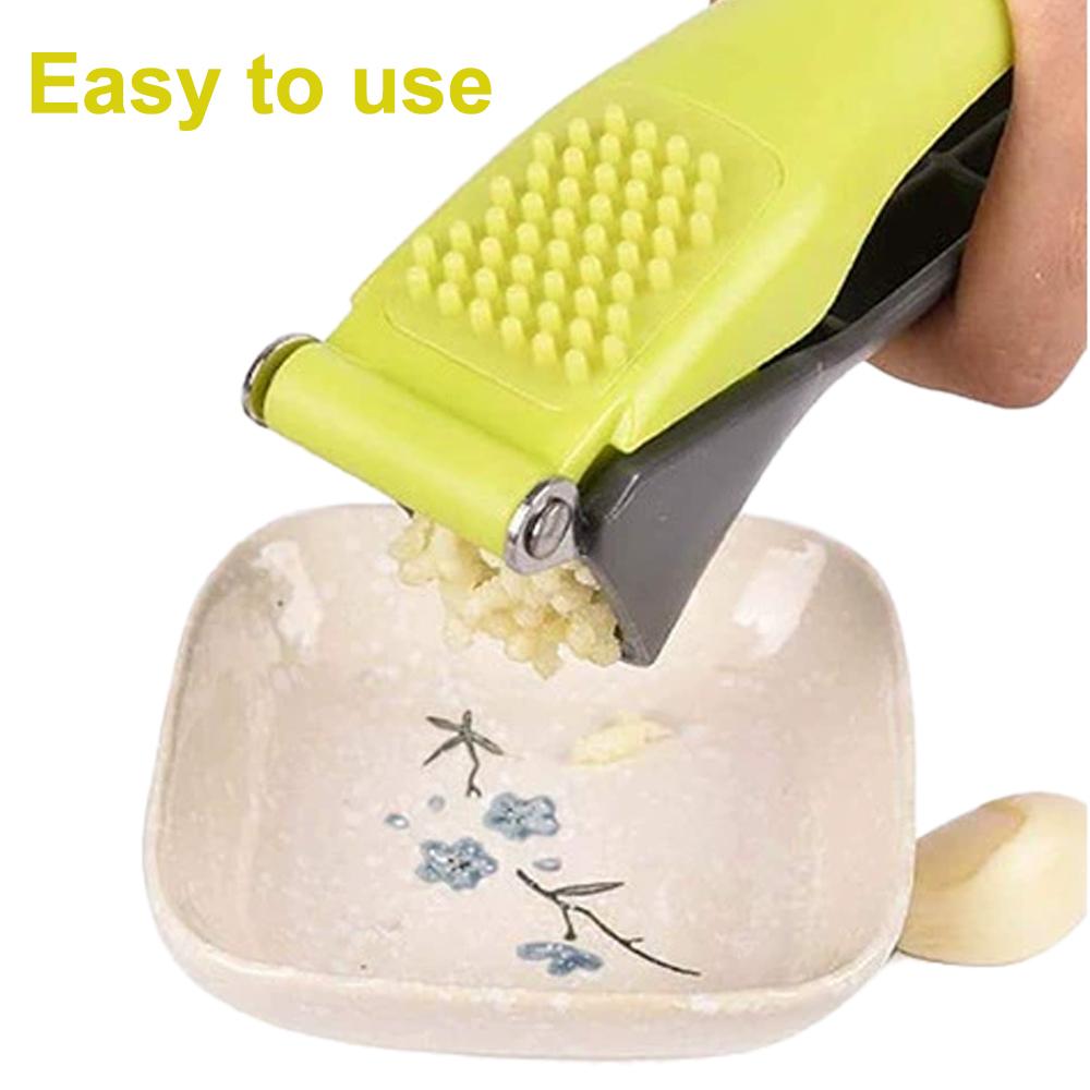 Garlic Press Kitchen Accessories Manual Presser Grinding Tool Easy Clean Portable Garlic Ginger Mincer Chopping