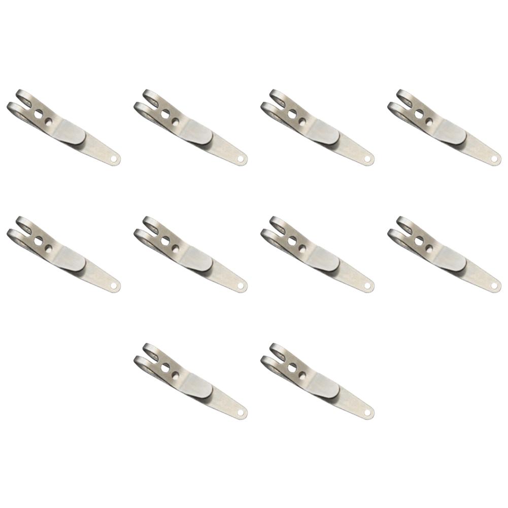 

10/20Pcs Pocket Bag Suspension Clip Stainless Steel with Key Chain Carabiner Holder EDC Outdoor Camping Quicklink Keychain Tools