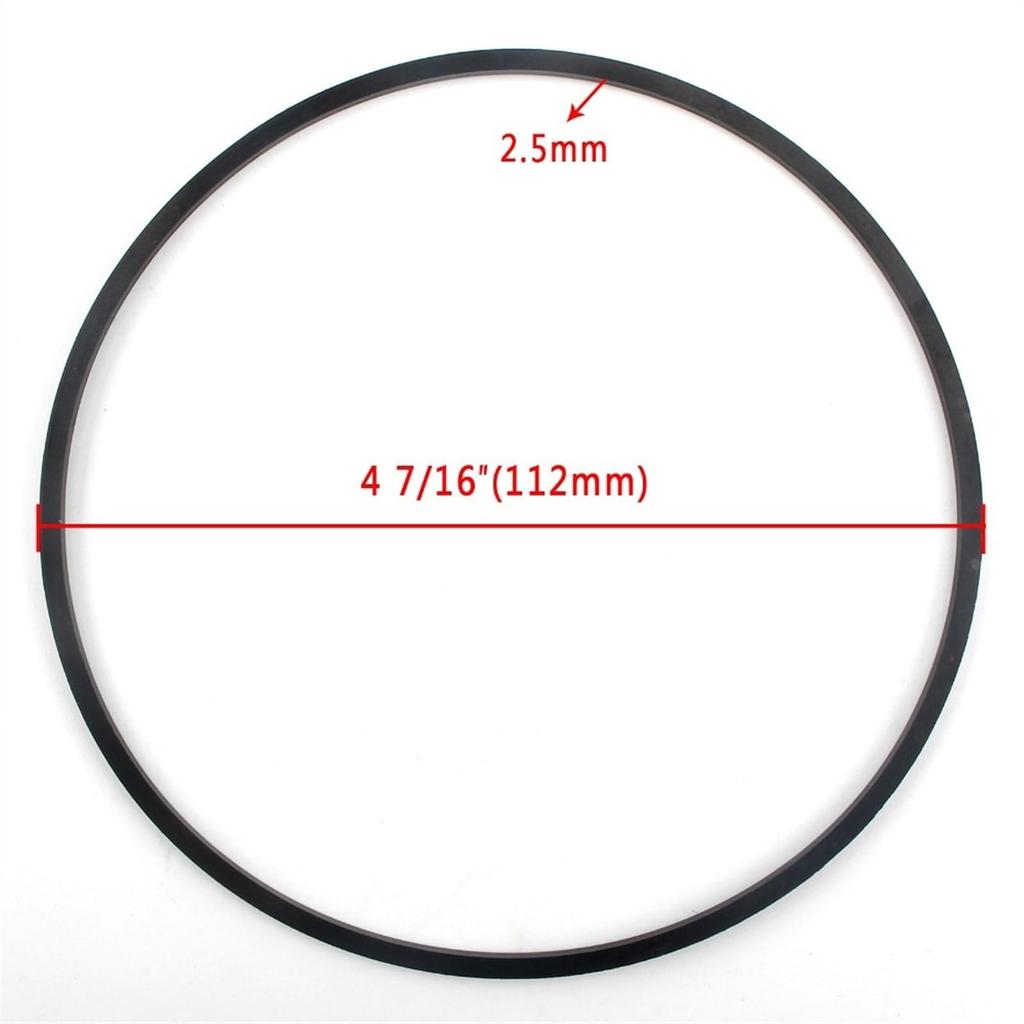 KUIYI Motorradzubehör Gummi Kupplungsdeckel O-Ring Derby Dichtung Abdeckung für Harlay Sportster XL 883 XL1200 1994-2017