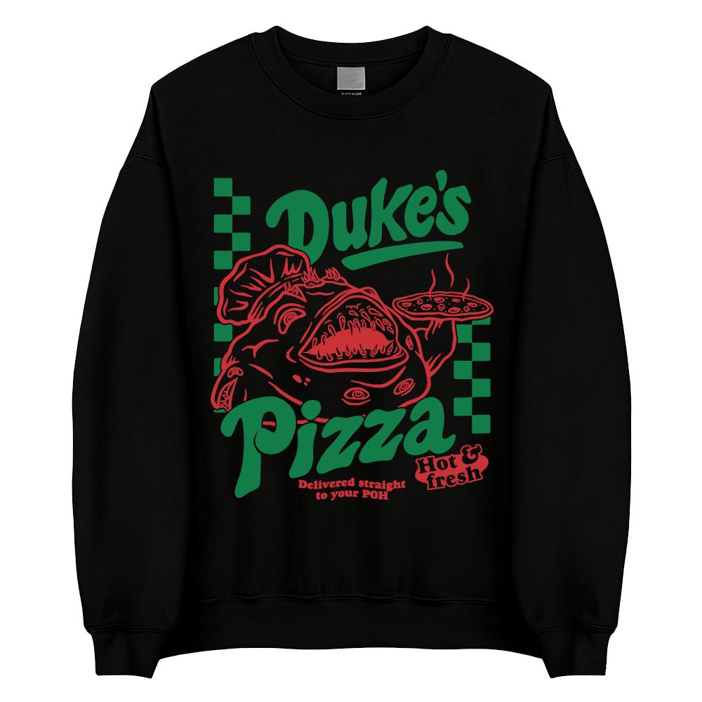 OSRS Pizza Old School RuneScape Crewneck Sweatshirt Long Sleeve Pullovers Unisex Streetwear Game Graphic Clothes M