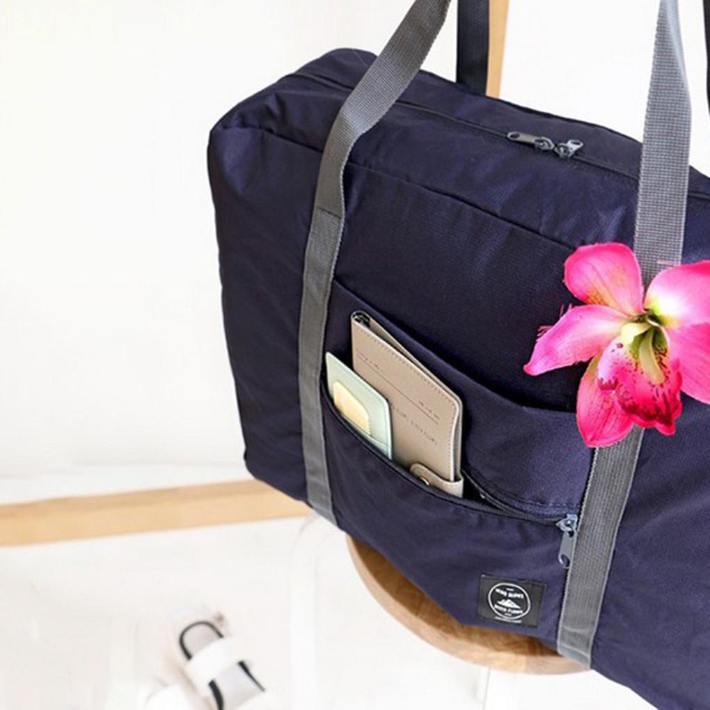 Foldable Travel Storage Bag Portable Nylon Storage Bag Tote Luggage Case Suitcase Clothes Organizer