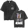 Washed Vintage Rapper Rels B World Tour 2025 A New Star T-shirts Hip Hop Oversized Short Sleeve Retro T Shirts Streetwear Unisex