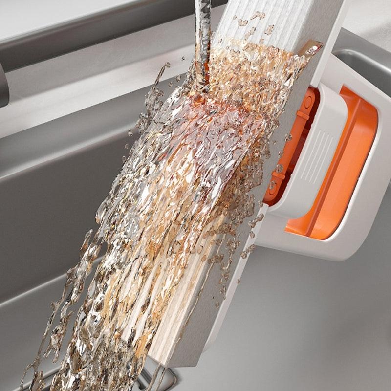 Portable Foldable Miniature Mop Wet Dry Cleaning Cotton Head For Bathroom Kitchen Car Glass Desktop Living Room Cleaner