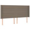 VidaXL LED Headboard Bedroom Furniture Double Bed Accessory Head of Bed Frame Interior Taupe 3124198