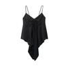 European and American Style, New Women's Clothing, Asymmetrical Silk and Satin Texture Underwear Top 9938/366