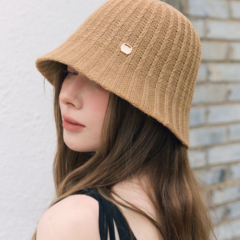 

ACCLET Full stripe Pattern bucket hat H025KH Khaki