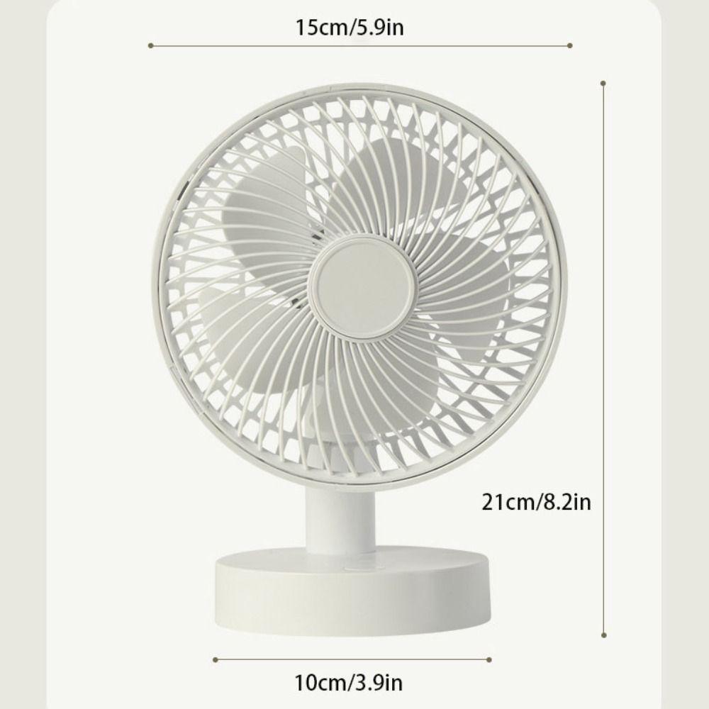 Plastic Mini Electric Fan Indoor Desktop Fan High Quality USB Rechargeable Fan  Camping
