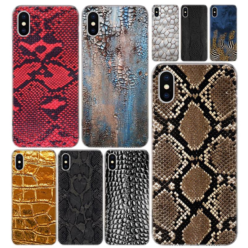 Crocodile Serpentine Texture Phone Case Cover For iPhone 11 12 13 Mini 14 15 Plus 16 Pro Max 17 Air 7 8 + SE Art Customized Fund
